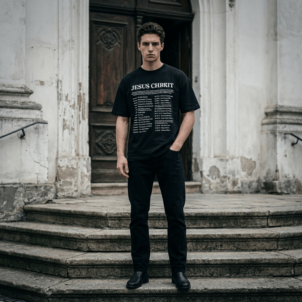 Bible Verse Crew Tee S Men's T-Shirt Soulful Faith Christian Apparel & Jewelry