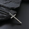 Philippians 4:13 Cross Necklace Black Men's Necklace Soulful Faith Christian Apparel & Jewelry