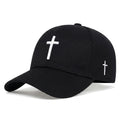 Cross Embroidered Cap Black Baseball Cap Soulful Faith Christian Apparel & Jewelry