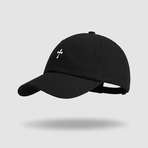 Cross Fleury Baseball Cap Wine Red Baseball Cap Soulful Faith Christian Apparel & Jewelry