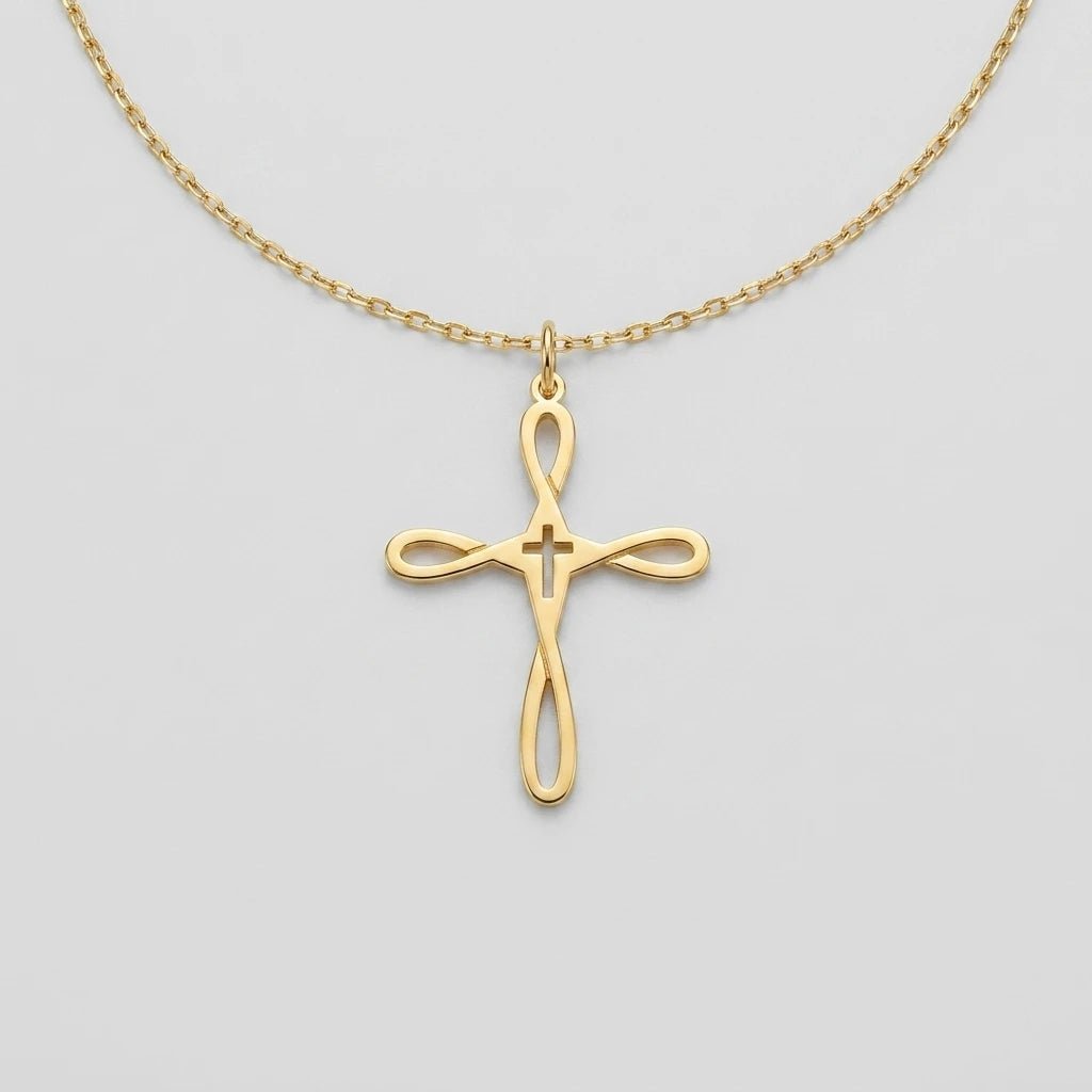 Delicate Cross Necklace Gold Women's Necklace Soulful Faith Christian Apparel & Jewelry