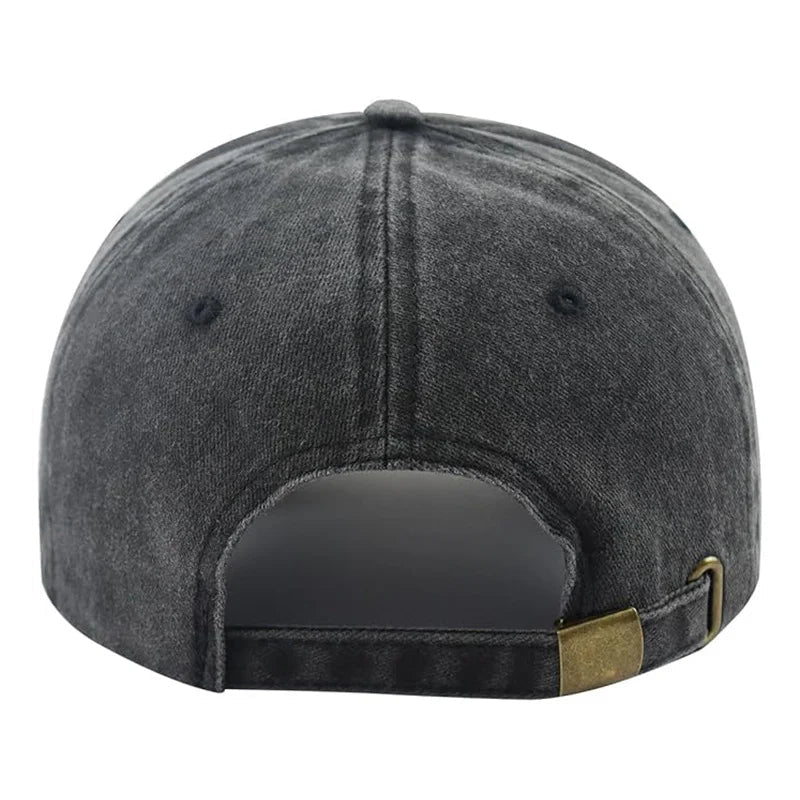 Distressed Cross Faith Cap Blue Baseball Cap Soulful Faith Christian Apparel & Jewelry