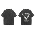 Faith Over Fear Washed Tee Dove & Psalms Men's T-Shirt Soulful Faith Christian Apparel & Jewelry