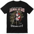 Full Armor Christian Tee Black Men's T-Shirt Soulful Faith Christian Apparel & Jewelry