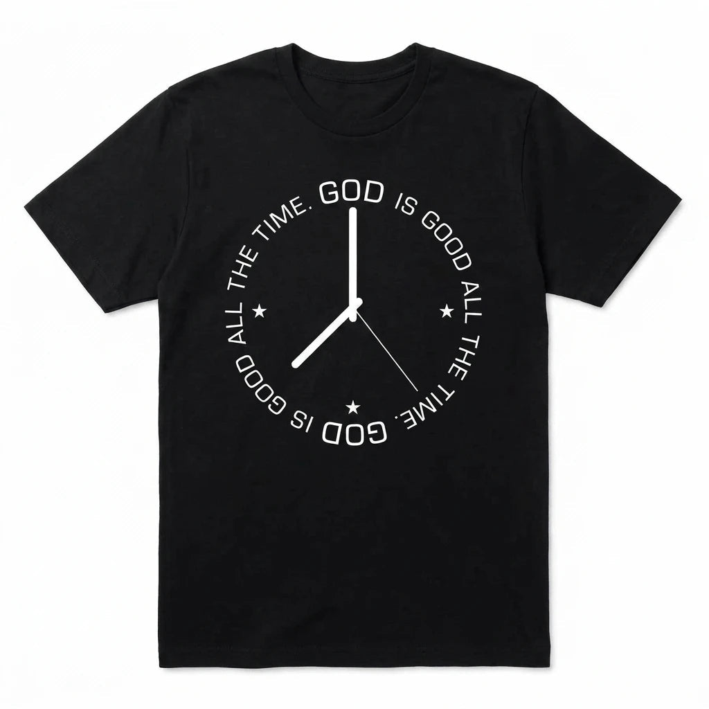 God Is Good Clock Tee S Men's T-Shirt Soulful Faith Christian Apparel & Jewelry