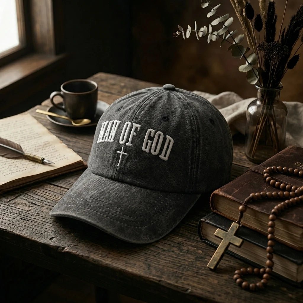 God's Plan Faith Cap Black Baseball Cap Soulful Faith Christian Apparel & Jewelry