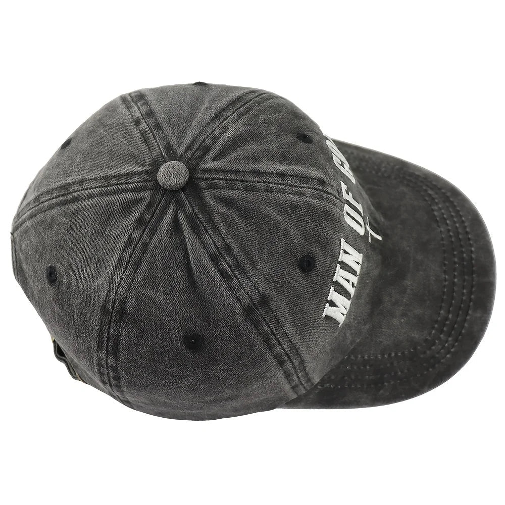 God's Plan Faith Cap Black Baseball Cap Soulful Faith Christian Apparel & Jewelry