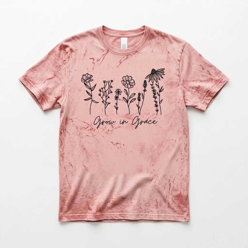 Grow in Grace Tee Clay Women's T-Shirt Soulful Faith Christian Apparel & Jewelry
