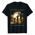 He Died for Me Tee S Men's T-Shirt Soulful Faith Christian Apparel & Jewelry