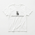 He Left the 99 Graphic Tee White Women's T-Shirt Soulful Faith Christian Apparel & Jewelry