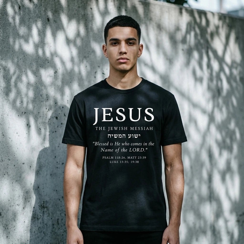 Hebrew Messiah Tee S Men's T-Shirt Soulful Faith Christian Apparel & Jewelry