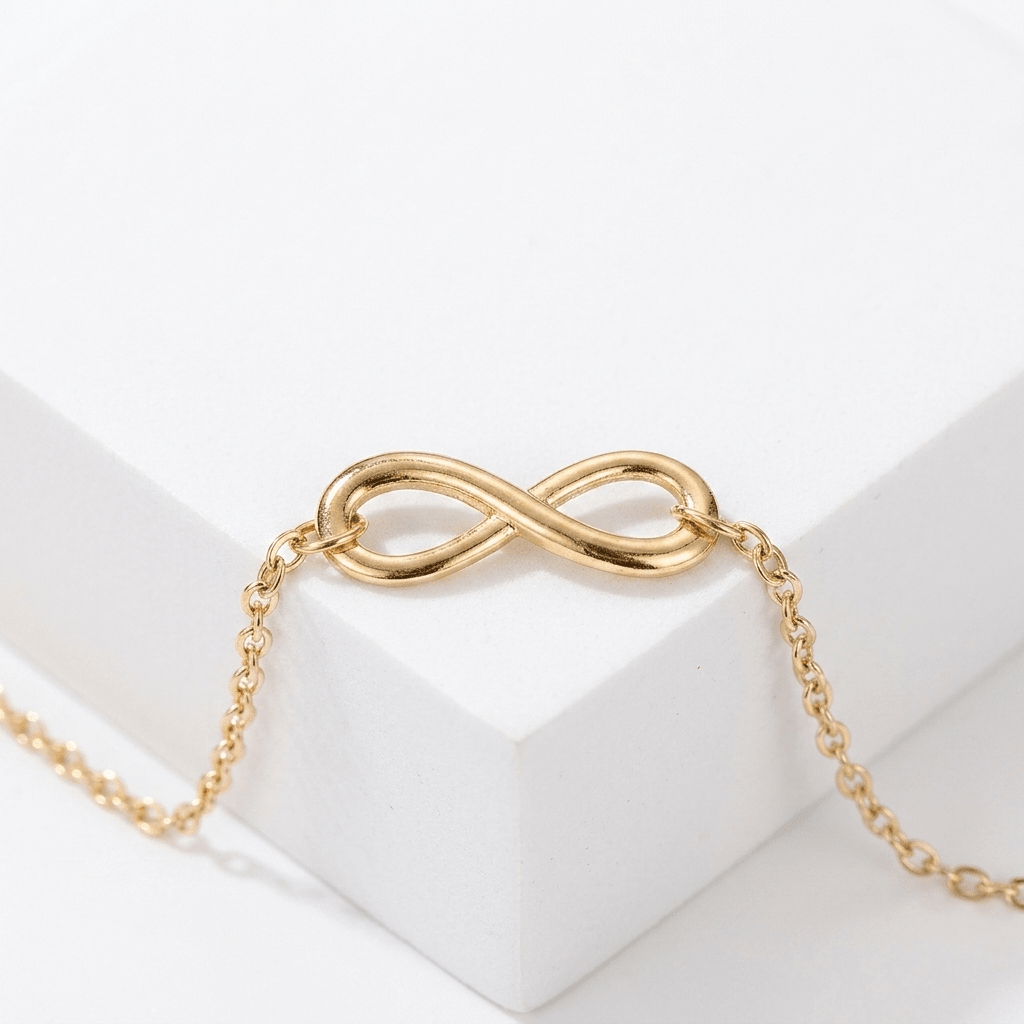 Infinity Charm Bracelet Gold Women's Bracelet Soulful Faith Christian Apparel & Jewelry