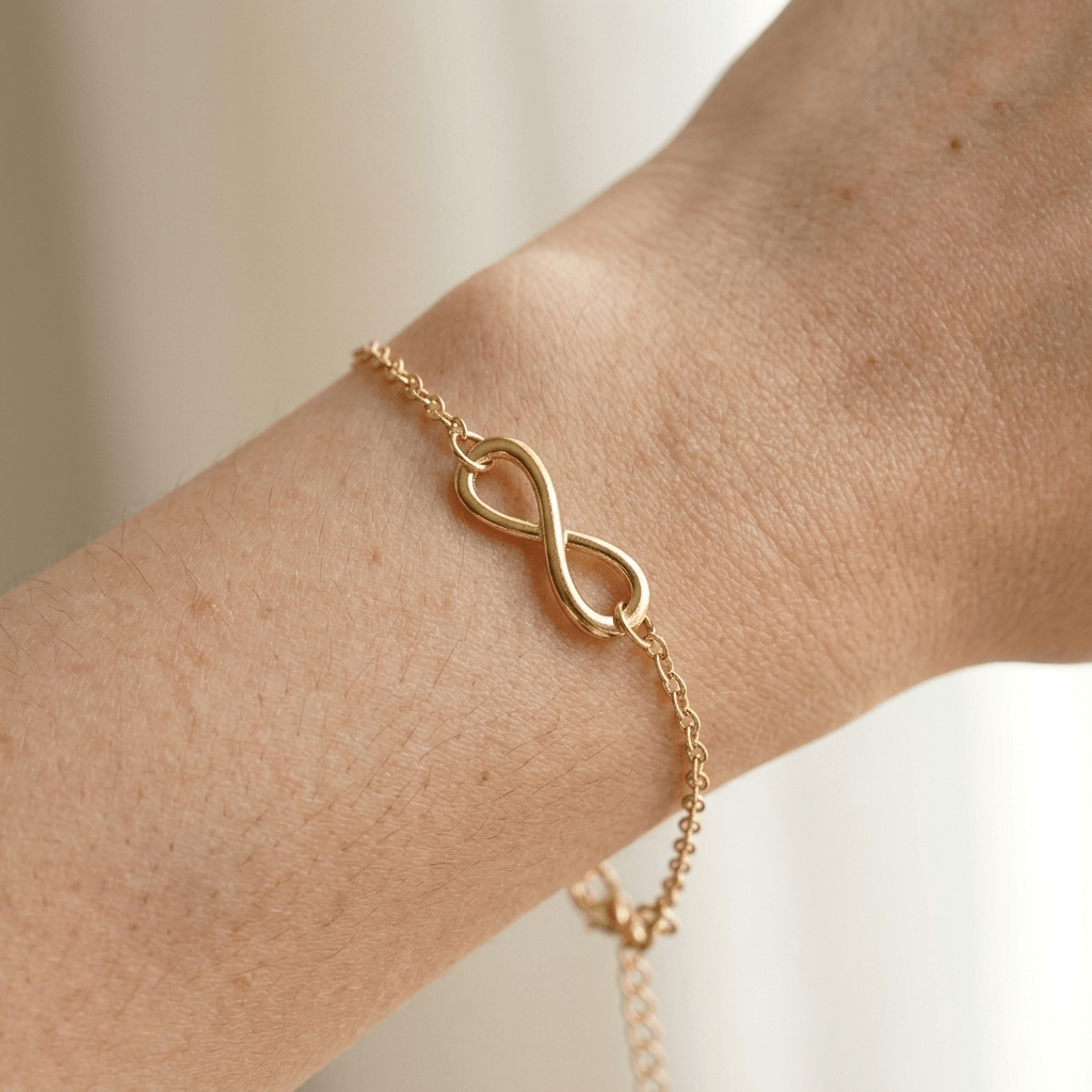 Infinity Charm Bracelet Gold Women's Bracelet Soulful Faith Christian Apparel & Jewelry