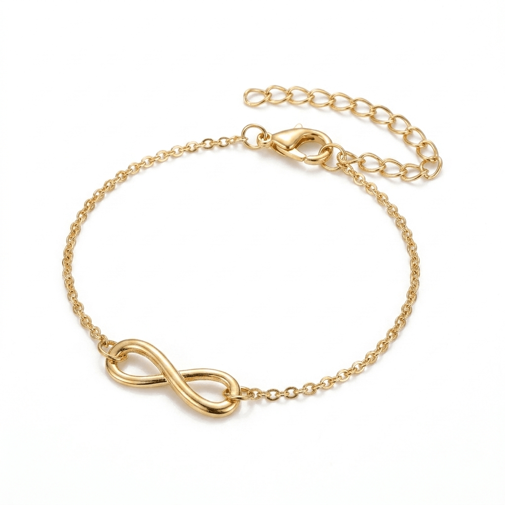 Infinity Charm Bracelet Gold Women's Bracelet Soulful Faith Christian Apparel & Jewelry