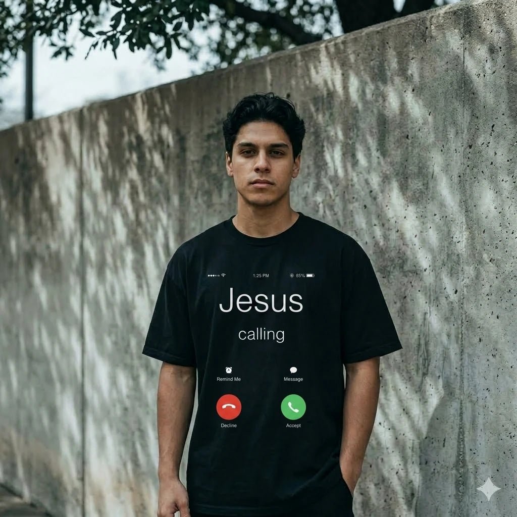 Jesus Calling Graphic Tee S Men's T-Shirt Soulful Faith Christian Apparel & Jewelry