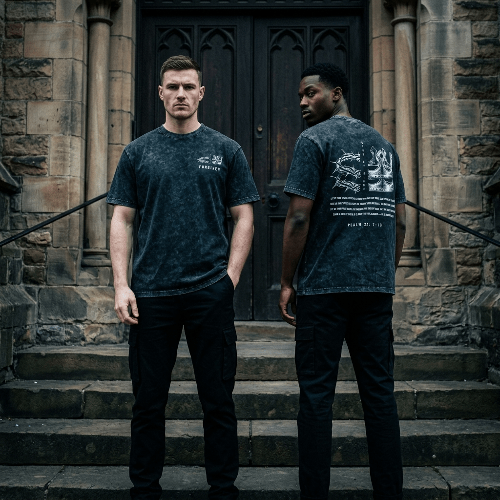 King of Glory Washed Tee King of Glory Men's T-Shirt Soulful Faith Christian Apparel & Jewelry
