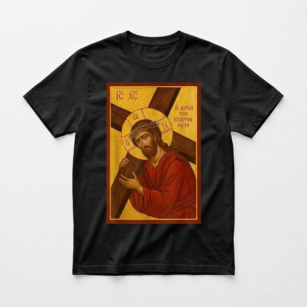 Orthodox Cross Faith Tee S Men's T-Shirt Soulful Faith Christian Apparel & Jewelry
