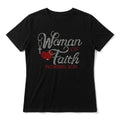 Proverbs 31:30 Rhinestone Tee Black Women's T-Shirt Soulful Faith Christian Apparel & Jewelry