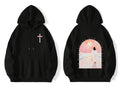 Retro Cross Hoodie Black Men's Hoodie Soulful Faith Christian Apparel & Jewelry