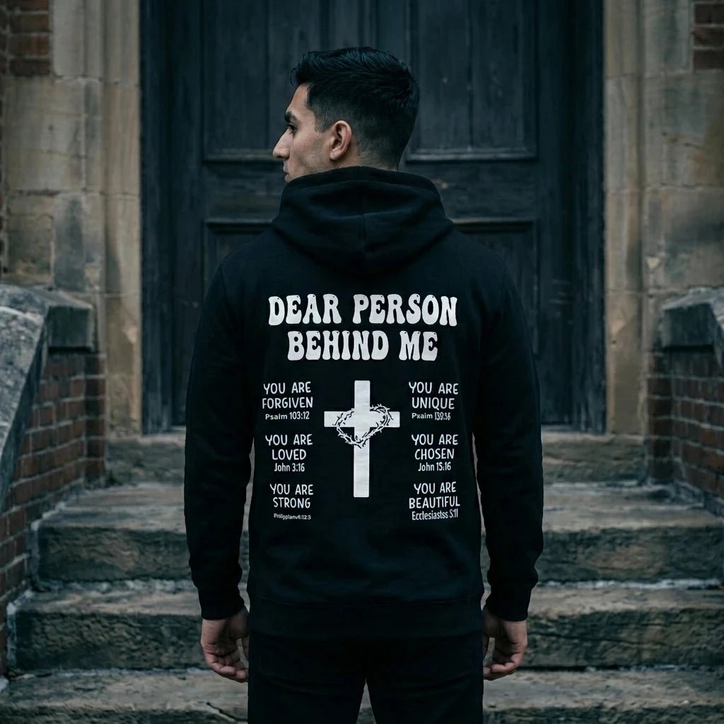 Romans 1:22 Faith Hoodie Black Men's Hoodie Soulful Faith Christian Apparel & Jewelry