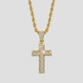 Rope Chain Cross Necklace Gold Men's Necklace Soulful Faith Christian Apparel & Jewelry