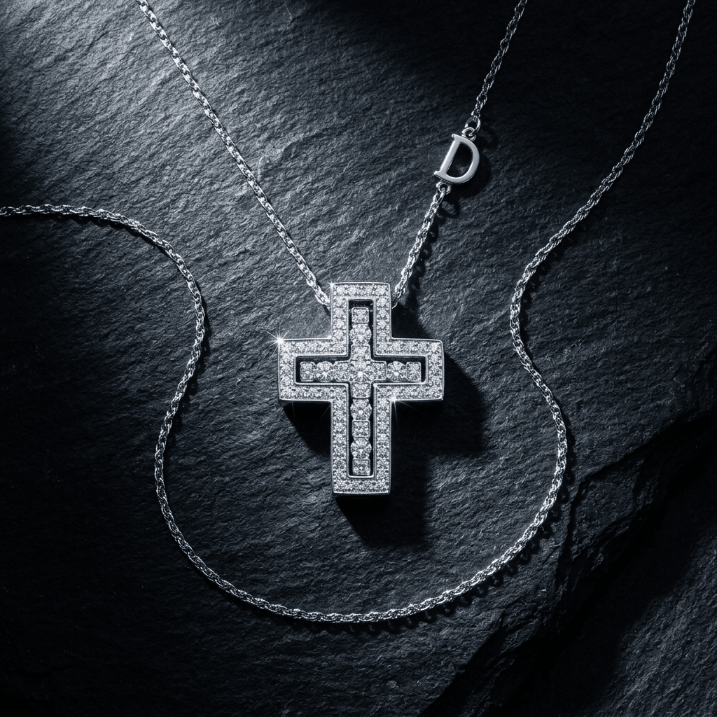 Sterling Silver Cross Necklace Rose Gold Women's Necklace Soulful Faith Christian Apparel & Jewelry