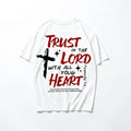 Trust in the Lord Tee White Men's T-Shirt Soulful Faith Christian Apparel & Jewelry