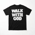 Walk With God Tee Black Men's T-Shirt Soulful Faith Christian Apparel & Jewelry