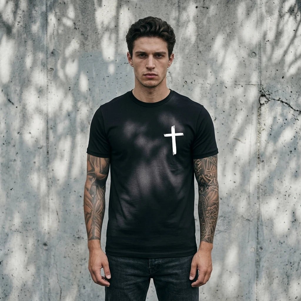Way Truth Life Tee Black Men's T-Shirt Soulful Faith Christian Apparel & Jewelry