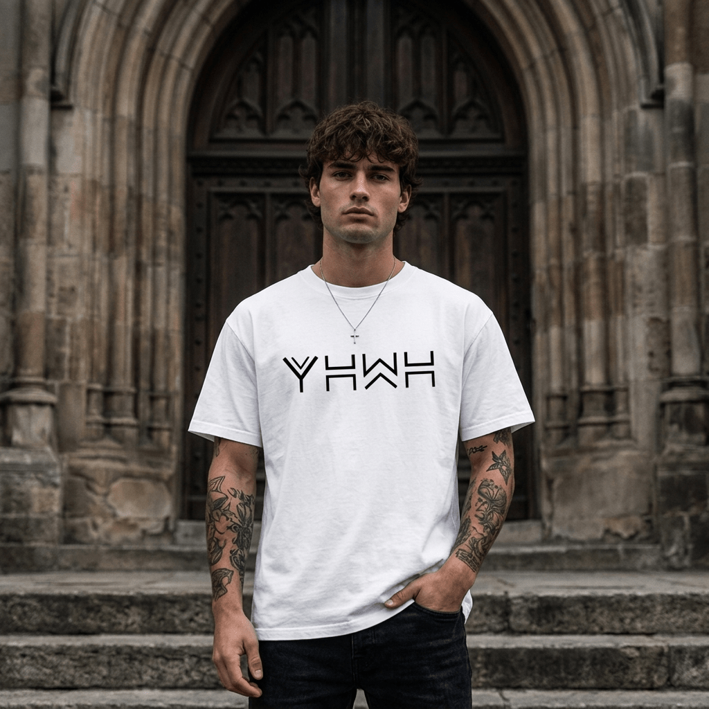 Yahweh YHWH Graphic Tee Black Men's T-Shirt Soulful Faith Christian Apparel & Jewelry