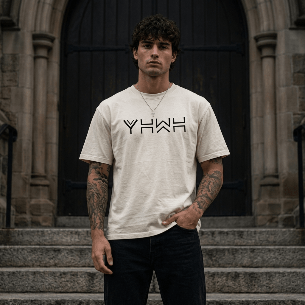 Yahweh YHWH Graphic Tee Black Men's T-Shirt Soulful Faith Christian Apparel & Jewelry