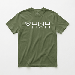 Yahweh YHWH Graphic Tee Green Men's T-Shirt Soulful Faith Christian Apparel & Jewelry