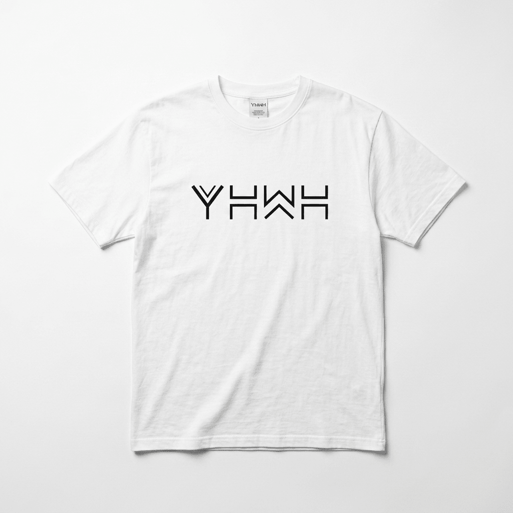 Yahweh YHWH Graphic Tee White Men's T-Shirt Soulful Faith Christian Apparel & Jewelry